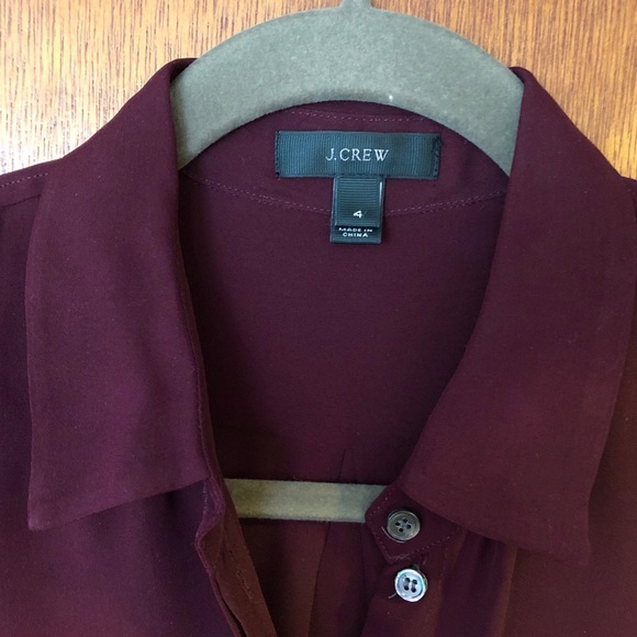 J.Crew silk button-down tank tunic - Picture 3 of 8